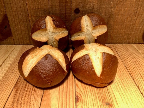 German Pretzel Roll - 4 Pack