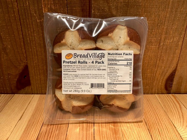 German Pretzel Roll - 4 Pack