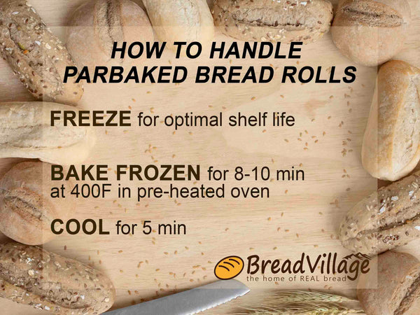 German Rye Roll - 4 Pack