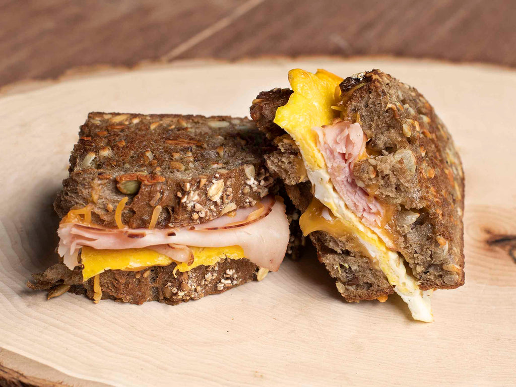 Recipe: Multi-Seed Ham and Egg Sandwich