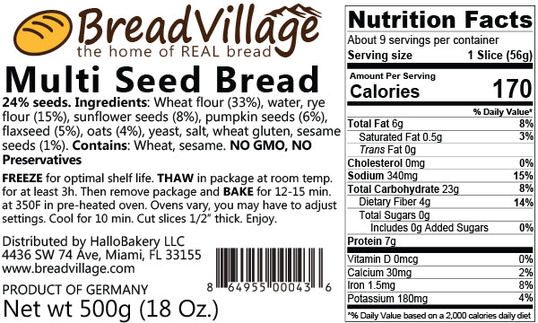 German Multi Seed Bread