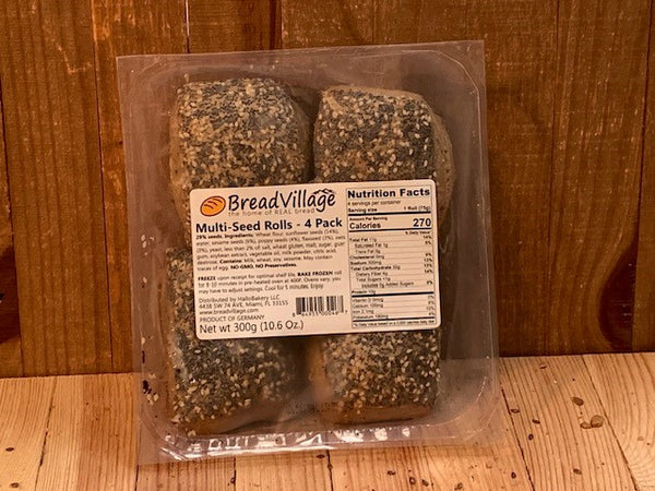 German Multi-Seed Roll - 4 Pack